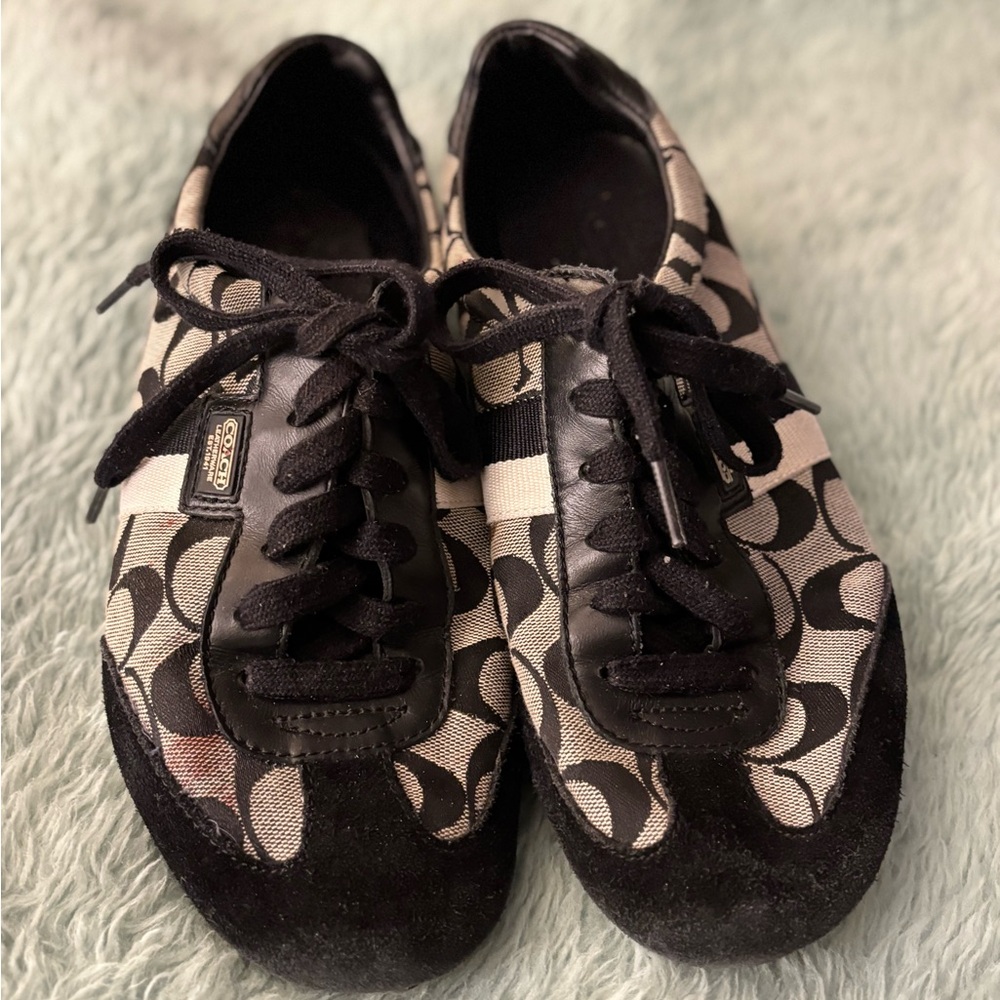 Coach Monogram Patterned Sneakers - image 1